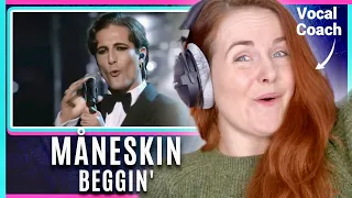 Vocal Coach analyses and reacts to Måneskin - Beggin' (Live)