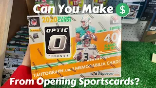 Can you make money from opening sportscards?