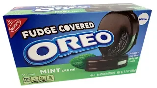 OREO Fudge Covered Mint Cookies - Unwrapping