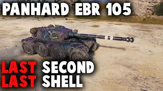 Panhard EBR 105 - 1 vs 5 - last sec kill with last shell - World of Tanks