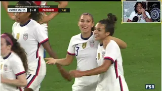 INTERNATIONAL FRIENDLY: USA VS. PARAGUAY #AFH #USWNT (watch Mexico Maria Sanchez goal vs Colombia😱)