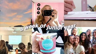 a week in my life in high school (junior year)