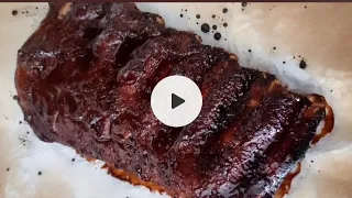 Honey and Soy Sauce Glazed Spiced Pork Ribs, recipe #001 | 蜜汁排骨