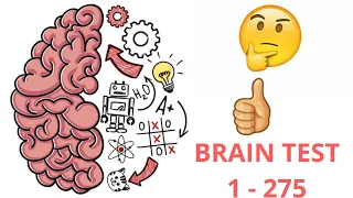 BRAIN TEST walkthrough, riddles, puzzles, among others.All levels 1 - 275 (SOLUTIONS,WELL EXPLAINED)