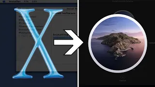 Installing macOS 10.0 to 10.15 Catalina (Time Lapse)