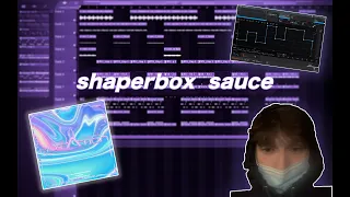 How I make MELODIC BEATS with SHAPERBOX 2 | FREE Shaperbox presets    | FL Studio