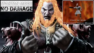 God of War Kratos vs Ares Hard (SPARTAN) No Damage COSTUME - CHEF OF WAR