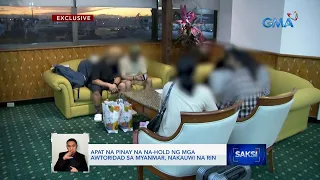 Pinoy na nasagip mula sa human trafficking sa Myanmar, idinetalye ang kanilang pinagdaanan | Saksi