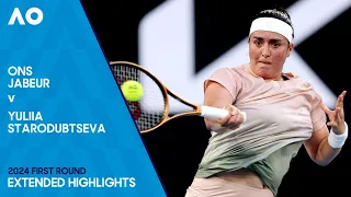 Ons Jabeur v Yuliia Starodubtseva Extended Highlights | Australian Open 2024 First Round