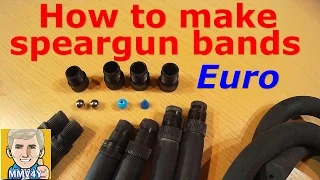 How To Make Speargun Replacement Bands Easy!