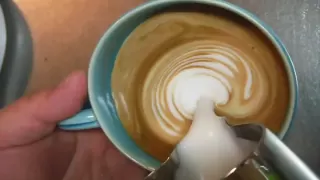 How to froth milk for latte art without steam