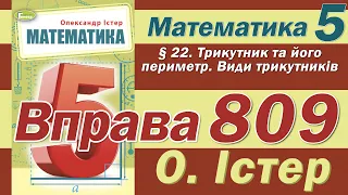 Істер Вправа 809. Математика 5 клас