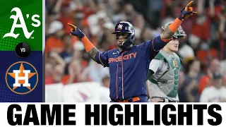 A's vs. Astros Game Highlights (7/16/22) | MLB Highlights
