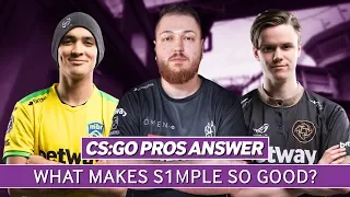 CS:GO Pros Answer: What Makes s1mple The Best?