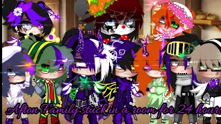 Afton Family stuck in a room for 24 hours ( Izuku,Marinette & Shota Afton AU)(the vid is horrible)