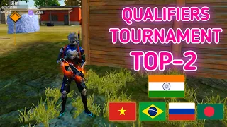 BEST QUALIFIERS INTERNATIONAL TOURNAMENT MATCHES 🔥 TOP 2 🤯 FT. BRAZIL VINCENZO LBG AMF 😱 !!!