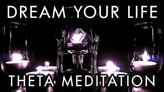 Dream Your Life Under This THETA 6hz Meditation Track With a Symbolic Candle Scene.