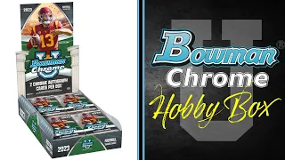 NEW RELEASE: 2023 Bowman University Chrome Football Hobby Box