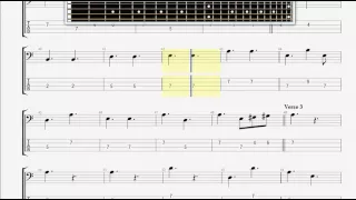 Beatles The   Baby 's In Black BASS GUITAR TABLATURE