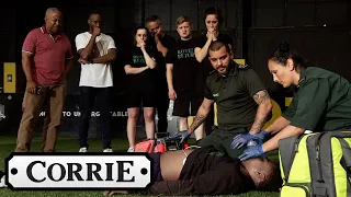 Michael Performs CPR on His Brother James Until The Ambulance Arrives | Coronation Street