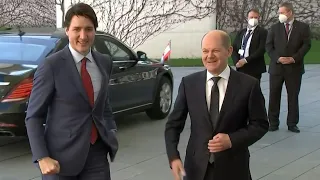 Scholz empfängt Kanadas Premier Trudeau | AFP
