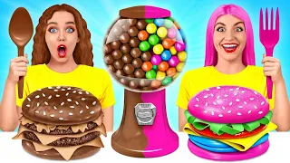 Défi Chocolat vs Réalité Nourriture | Situations Alimentaires Amusantes par Multi DO Fun Challenge