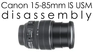 Canon 15-85mm f/3.5-5.6 EF-S IS USM disassembly to replace the image stabilization flex cable