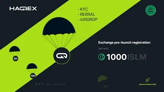 HAQQEX Exchanger offer 1000 $ISLAM token Airdrop