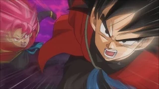 Xeno Goku Time Patrol vs Demigra! Black Goku vs Trunks - Dragon Ball Heroes Opening & Gameplay