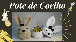 Pote de Coelho em Crochê | Passo a Passo | Por Mimos da Jô Ateliê