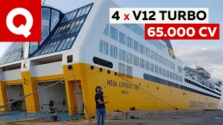 Come si guida una NAVE a 48 cilindri? | Tutti i segreti della Mega Express Two