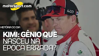 Engenheiro brasileiro de Kimi Raikkonen na F1 afirma: "Teria 8 títulos se corresse 20 anos antes"