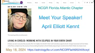 April Elliott Kent - Eclipse Discussion - Meet Your Speaker Series