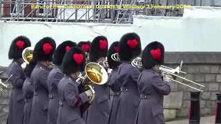 Band of the Coldstream Guards in Windsor 3 Feb 2024