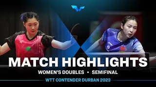 Chien Tung Chuan vs Qian Tianyi | WS SF | WTT Contender Durban 2023