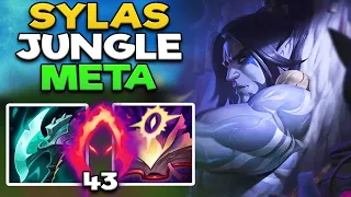 Sylas Jungle Meta With 43 Dark Harvest Stacks Is TOO GOOD
