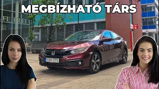 Honda Civic 1.5 VTEC Turbo 4D CVT Executive teszt (2020) - Alapjárat