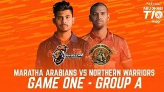 Highlights - Maratha Arabians vs Northern Warriors Match 1 highlights | T10 league 2021 highlights