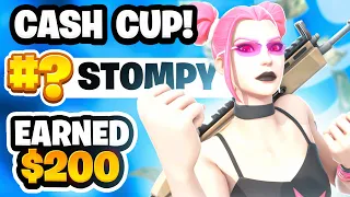 How I Won Money in the EU Solo Cash Cup! ($200) 🏆💸 | Stompy