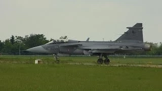 Fighter Saab Jas-39 Gripen - Full Display - Air Show ILA 2014