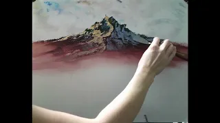 A Mountain to Remember FAST FORWARD PAINTING #88