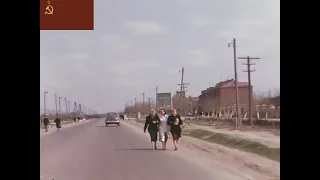 Imagens raras da URSS em 1953 (vídeos das cidades e zonas rurais)