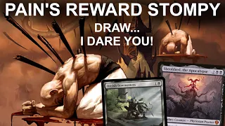 START THE BIDDING! Legacy Pain's Reward Black Stompy. Exsanguinator Cavalry Bowmaster Sheoldred MTG