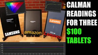 Calman Measurements: Samsung Tab A7 Lite | Amazon Fire HD 8+ (2022) | Lenovo Tab M8 (3rd Gen)