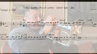 Tutto quello che un uomo ( Sergio Cammariere ) for Bb Instruments