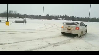2018 Subaru Sti playing in the snow!