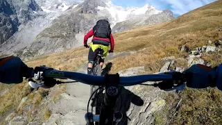 TOUR DU MONT BLANC DAY 5 GRAND COL FERRET - COURMAYEUR DESCENT