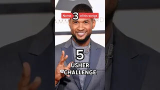 USHER CHALLENGE: Name 3 songs in 5 seconds! #usher #rnb