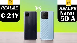 realme narzo 50a vs realme c21y