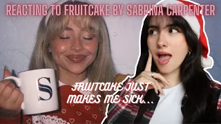 How SABRINA CARPENTER saved CHRISTMAS | Fruitcake Reaction 🍪